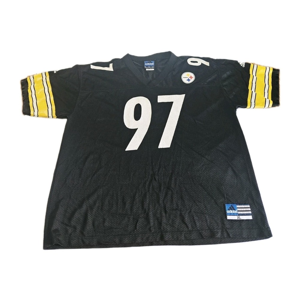 Pittsburgh Steelers Football Jersey Adidas Kendrell Bell Size XL Men Nfl